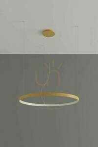 Chandelier RIO 78 golden LED 3000K Thoro small 1