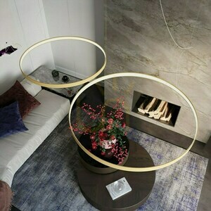 Chandelier RIO 110 golden LED 3000K Thoro small 14