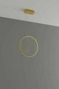 Pendant Light RIO 55 Gold LED Ring 24W 3000K Thoro TH.220 small 1