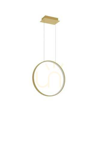 Check Pendant Light RIO 55 Gold LED Ring 24W 3000K Thoro TH.220