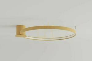 Ceiling lamp RIO 78 golden LED 3000K Thoro small 1