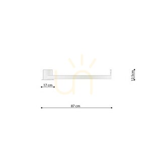 Ceiling lamp RIO 78 golden LED 3000K Thoro small 8