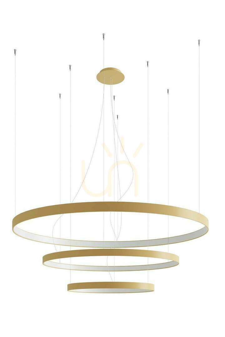 Chandelier RIO 3 55/78/110 golden LED 3000K Thoro