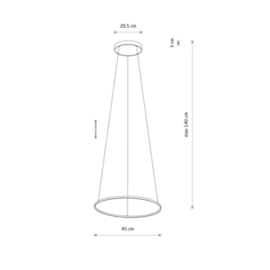 CIRCOLO LED Pendant Lamp S 10863 Nowodvorski small 2