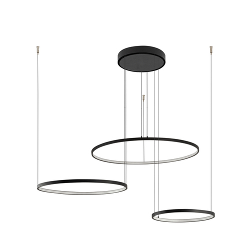 Check Nowodvorski CIRCOLO LED 10867 black pendant light 45 W 4000 K