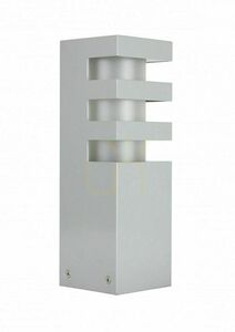 Outdoor Post Light SU-MA RADO 3 AL Silver Aluminum LED 18W 25 cm IP54 small 0
