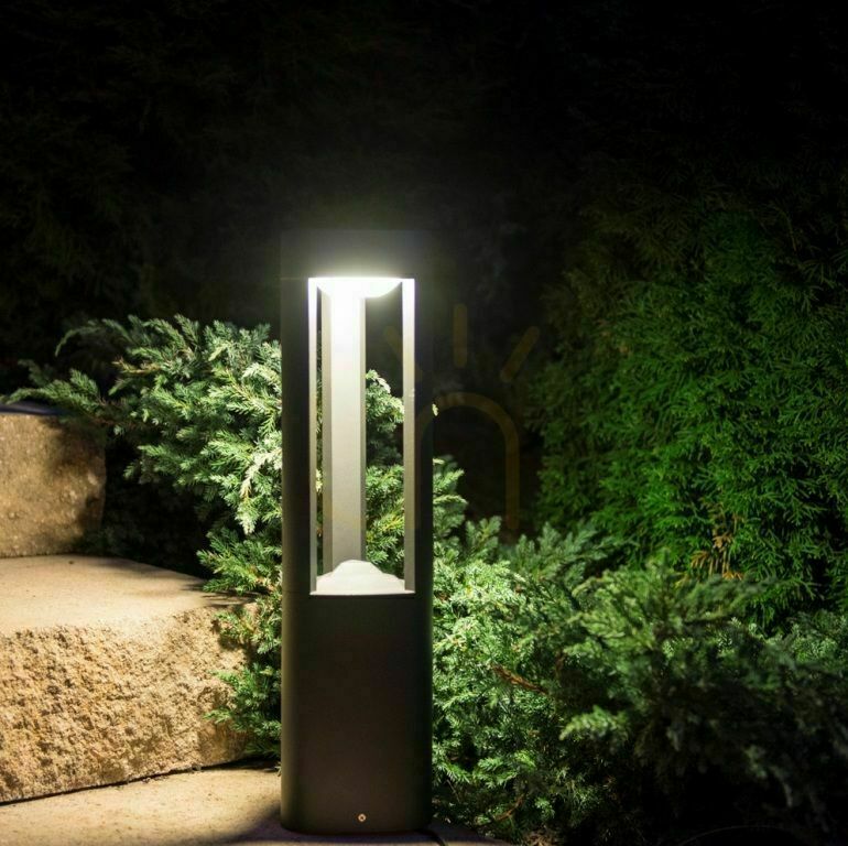 View Outdoor Post Light SU-MA Fan Dark Gray LED 30 cm GL 11201 Outdoor Post Light SU-MA Fan Dark Gray LED 30 cm GL 11201