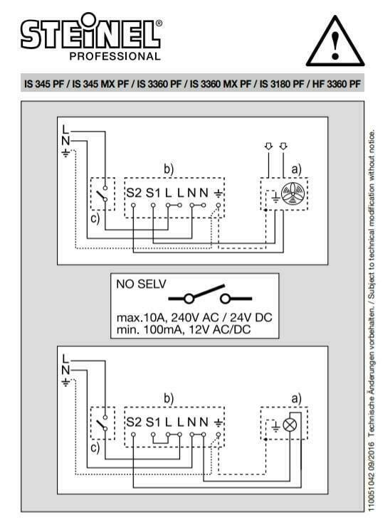 View Steinel HF3360 PF UP square motion sensor Steinel HF3360 PF UP square motion sensor