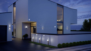 Steinel L 840 LED iHF silver 9.5W LED luminaire small 2
