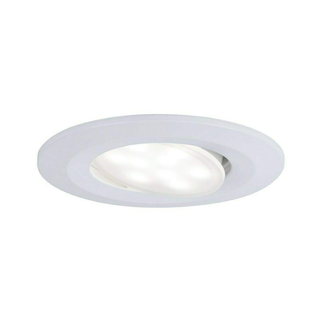 Recessed luminaire CALLA LED 6W 530lm round pivoting 4000K IP65 230V matte white