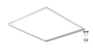 LED panel OfficeLight 40W, 4000K, max 4120lm, IP44 595x595 DALI small 1