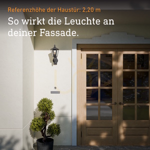 STEINEL L 15 E27 outdoor wall light, black, without sensor small 2