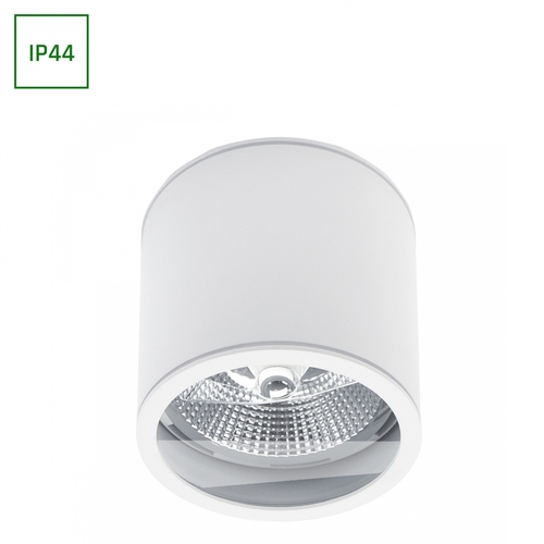 Check Chloe Ar111 Surface-mounted Gu10 250 V Ip44 118x114mm White Round