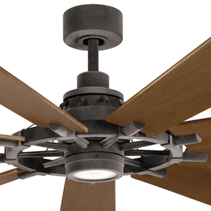 Gentry XL fan - 85 inches / 216 - weathered zinc small 1