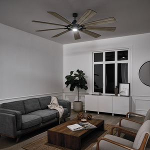 Gentry XL fan - 85 inches / 216 - weathered zinc small 4