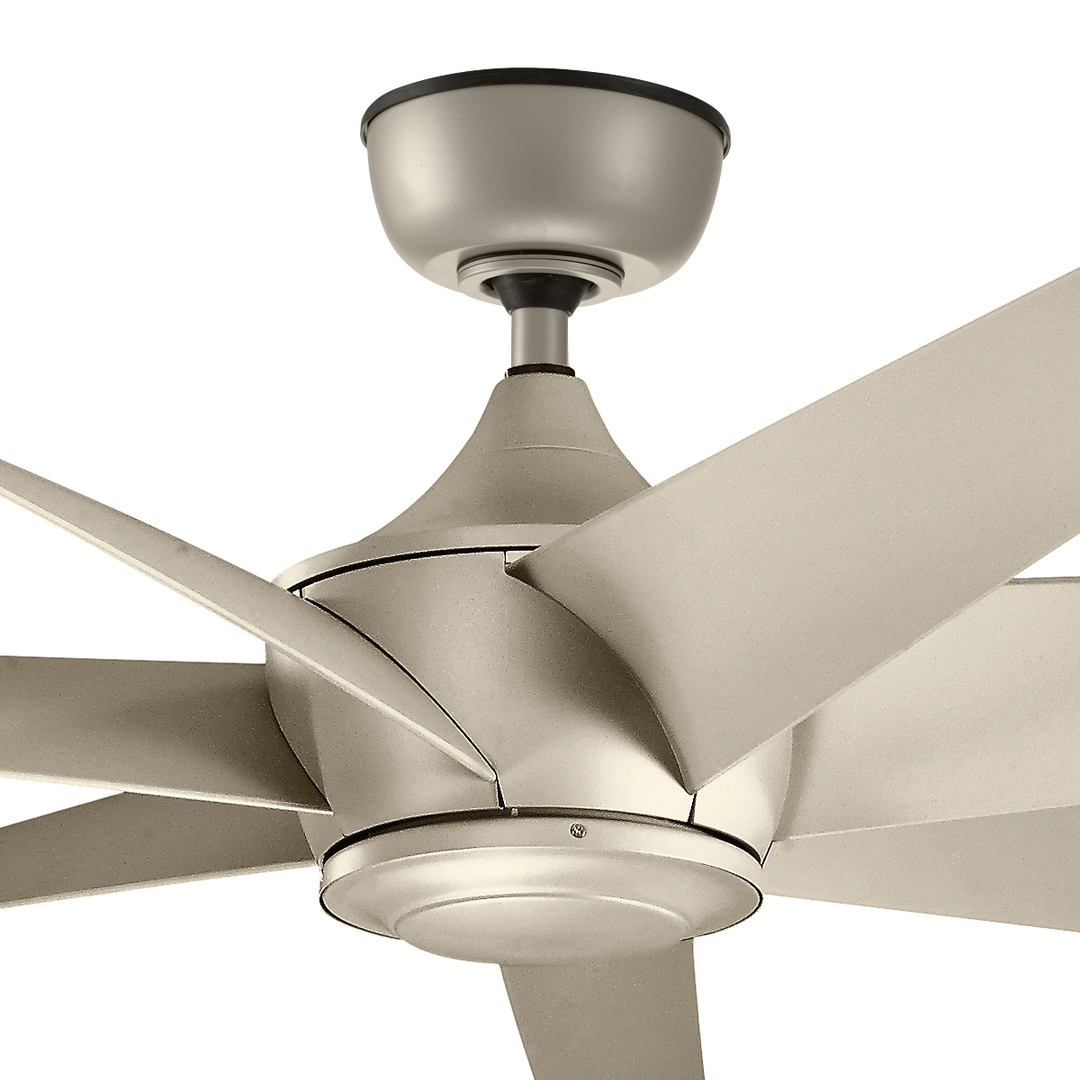 View Teaching - Fan 80 inches / 203 - antique satin silver Teaching - Fan 80 inches / 203 - antique satin silver