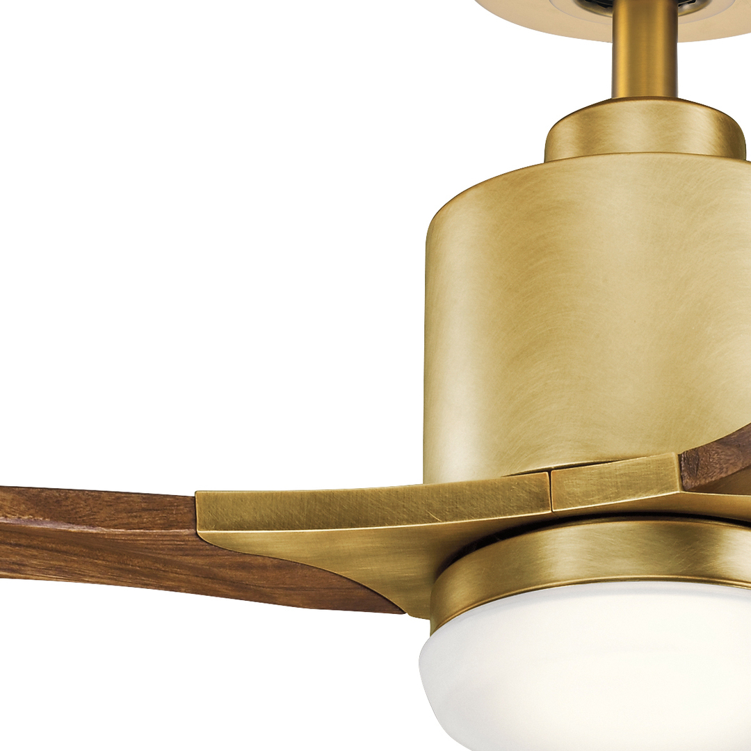 Show Ridley II - Fan 52 inch / 132 - Natural brass Ridley II - Fan 52 inch / 132 - Natural brass