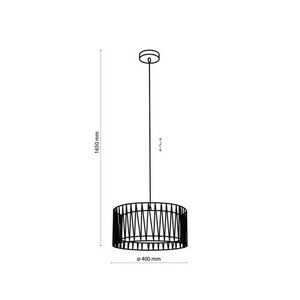 Harmony Black Pendant Lamp 1 Pł small 2