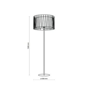 Harmony Black Floor Lamp 1 Pł. small 2