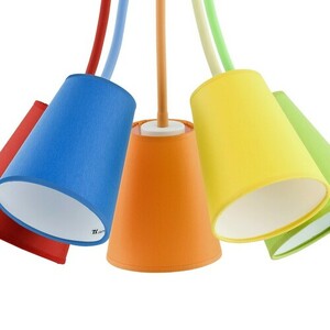 Wire Colour Ceiling Lamp 5 Pł. small 2