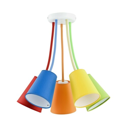 Check Wire Colour Ceiling Lamp 5 Pł.