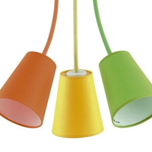 Wire Colour Ceiling Lamp 3 Pł. small 1