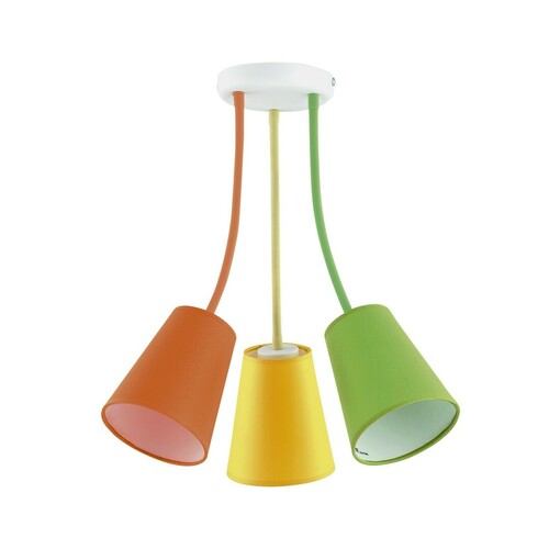 Check Wire Colour Ceiling Lamp 3 Pł.