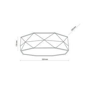 Kantoor Gray 4Pł Ceiling Lamp 520 small 3
