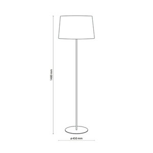 Maja White Floor Lamp 1 Pł small 4