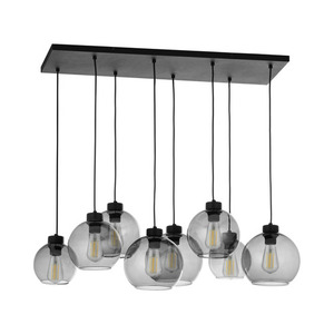 Cubus Graphite Pendant Lamp 8 Pł small 1