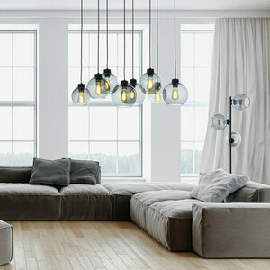 Cubus Graphite Pendant Lamp 8 Pł small 2