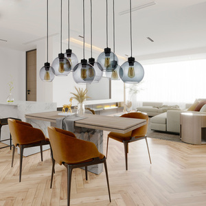 Cubus Graphite Pendant Lamp 8 Pł small 4