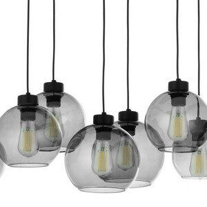 Cubus Graphite Pendant Lamp 8 Pł small 6