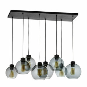 Cubus Graphite Pendant Lamp 8 Pł small 0