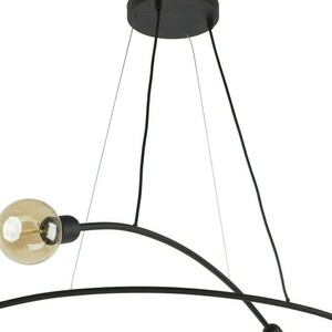 Helix Black Pendant Lamp 4 Pł small 1