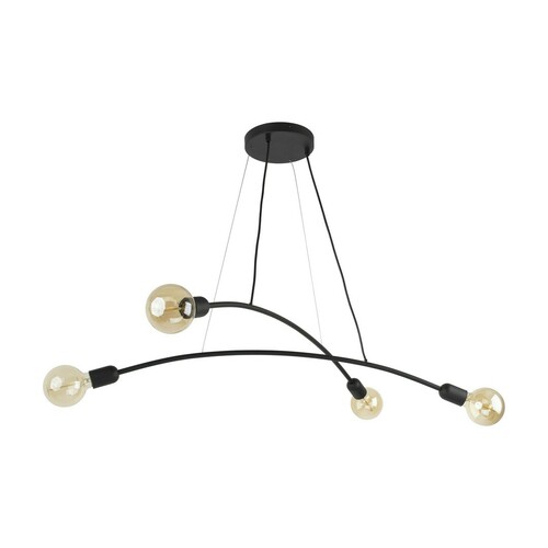 Check Helix Black Pendant Lamp 4 Pł