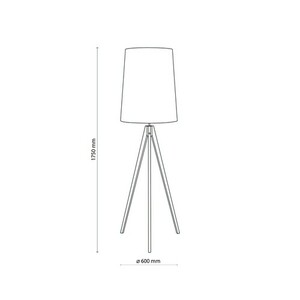 Walz Gray Floor Lamp 1 Pł Fsc 100%, Sa-Coc-006060 small 2