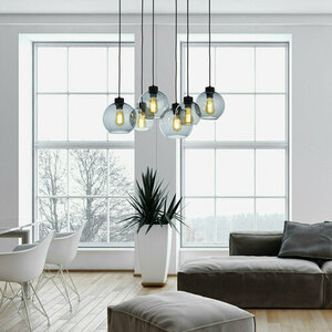 Cubus Pendant Lamp 6 Pł Graphite small 1