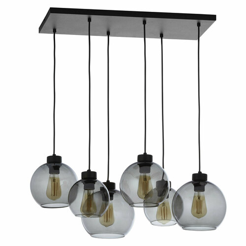 Check Cubus Pendant Lamp 6 Pł Graphite