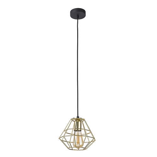Check Diamond Gold Pendant Lamp 1 Pł