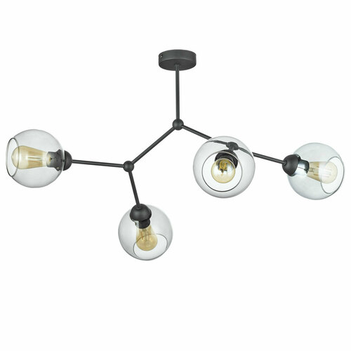 Check Fairy Ceiling Lamp 4 Pł Black
