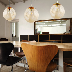 Sol Amber Pendant Lamp 1 Pł small 3