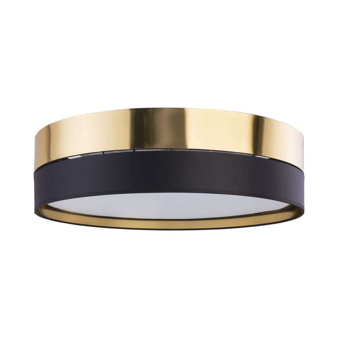 Hilton Black/Gold Ceiling Lamp 4 Pl Cz/Gold