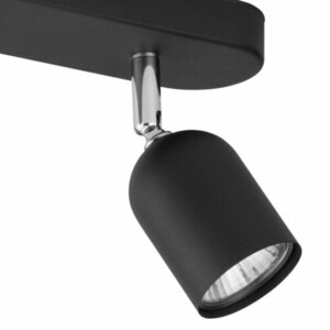 Top Ceiling Lamp 2 Pł Black/Chrome small 1