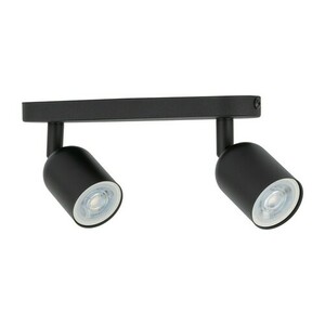 Top Ceiling Lamp 2 Pł Black/Chrome small 3