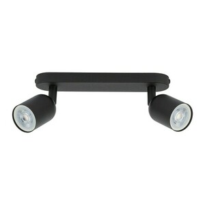 Top Ceiling Lamp 2 Pł Black/Chrome small 8