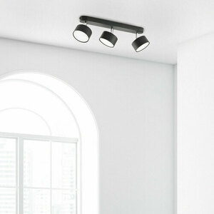 Clark Black Ceiling Lamp 3 Pł. small 1