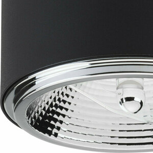 Moris Black Ceiling Lamp 1 Pł. small 2