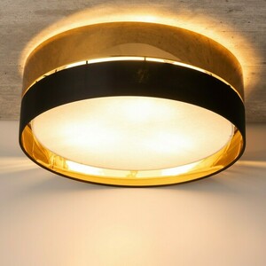 Hilton Black/Gold Ceiling Lamp 4 Pł 450 small 2