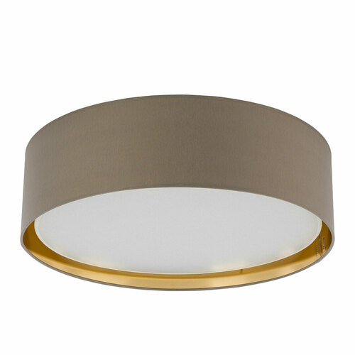 Check Bilbao Beige/Gold Ceiling Lamp 4 Pł 600